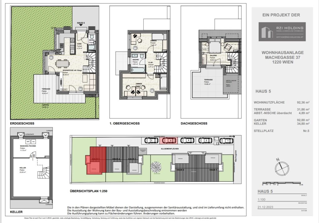 Machegasse 37_Haus 5_Grundrissplan